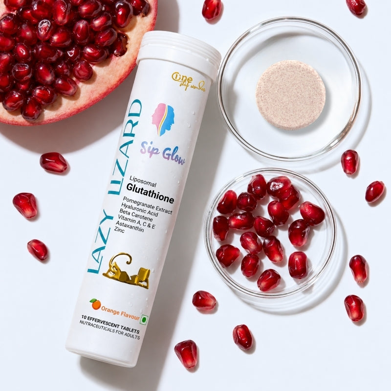 Lazy Lizard Sip Glow Glutathione tablet