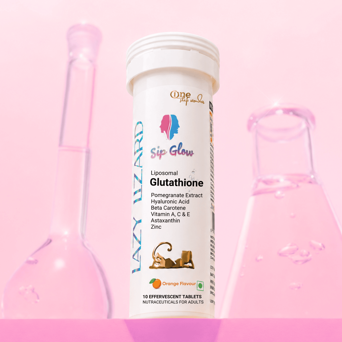 Sip Glow Liposomal Glutathione Effervescent Tablets