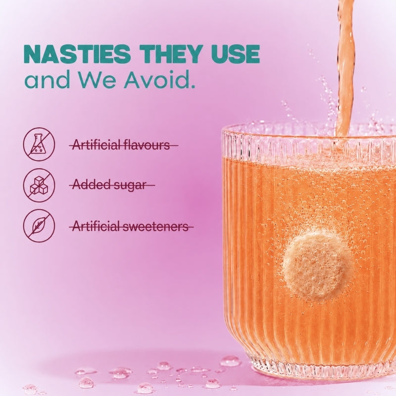 Lazy Lizard Sip Glow Liposomal Glutathione Effervescent Tablets
