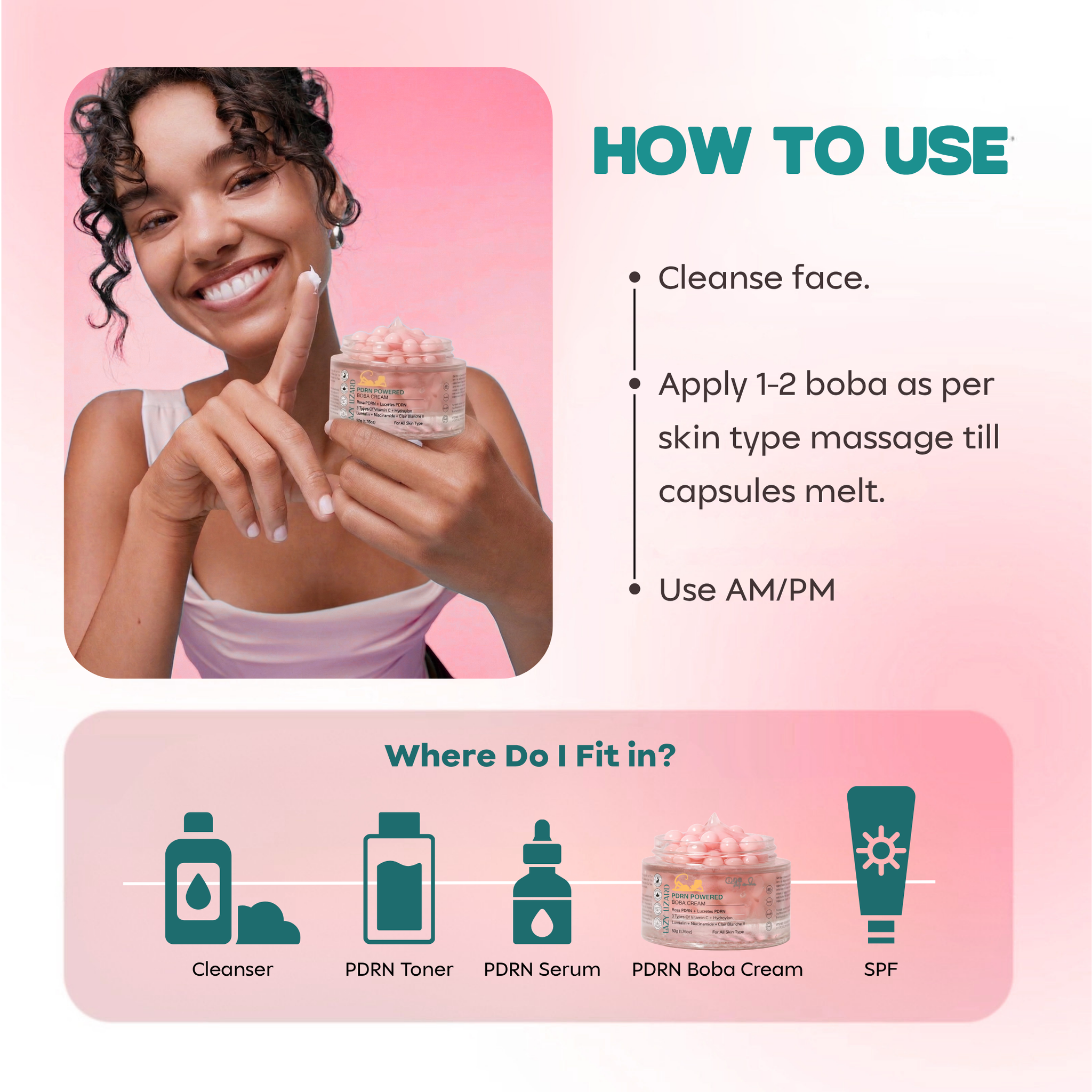 Lazy Lizard Boba Cream 55gm