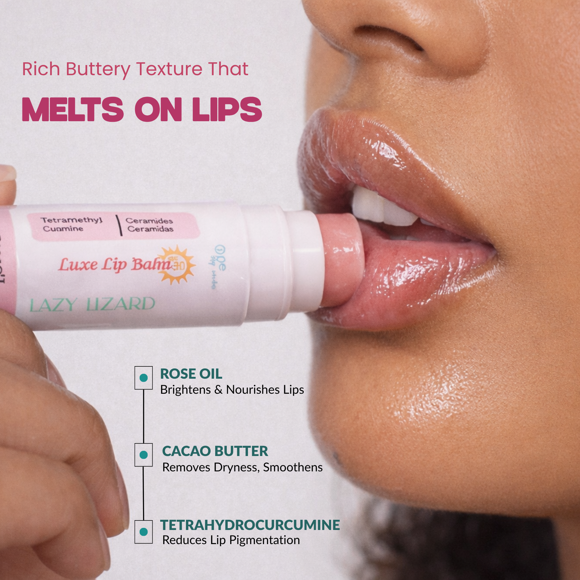 Lazy Lizard Luxe Lip Balm 5gm