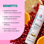 Lazy Lizard Sip Glow Liposomal Glutathione Effervescent Tablets