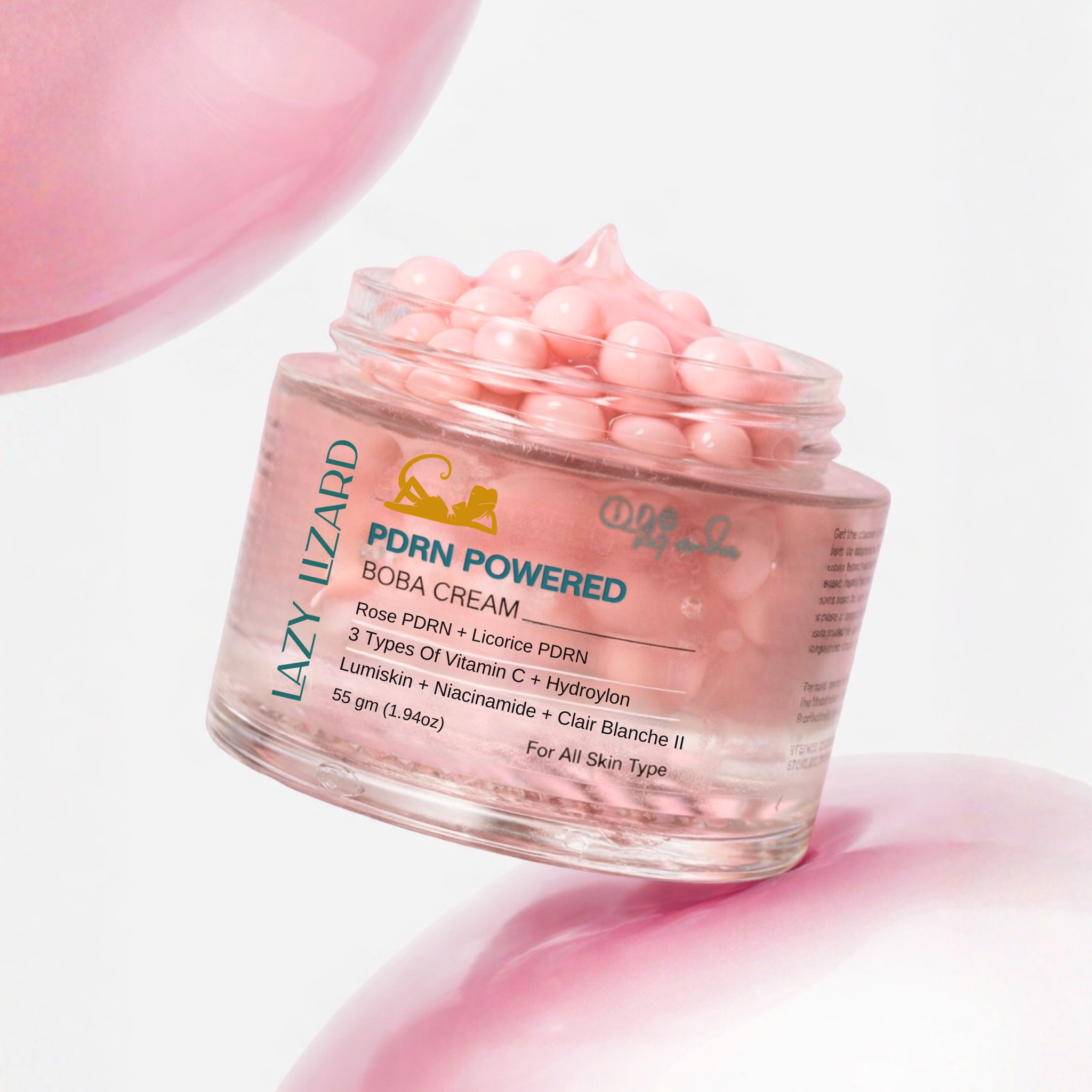 Lazy lizard PDRN Powered Boba cream, face cream